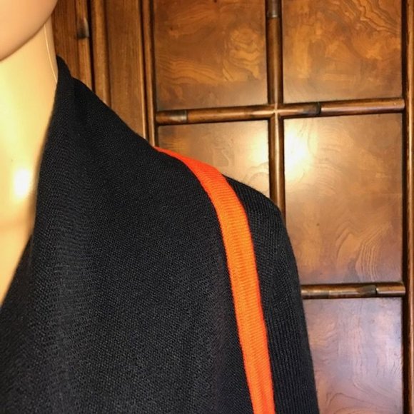 Jones New York Color Block Stripe Cascade Cardigan - Picture 6 of 11